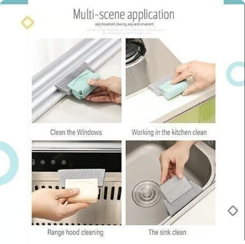 Magic window cleaning brush