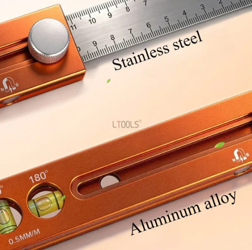 📏Multifunctional marking level ruler