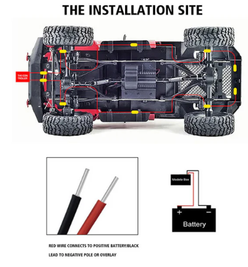 Bluetooth Multi-Color Underglow Lighting Kit