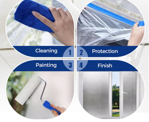 Quick Drying Glass Frosted Paint      1 kg pack