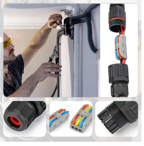 🔌Outdoor waterproof wire connector5pc