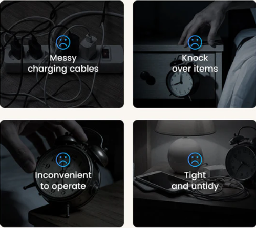 Station de recharge sans fil 4 en 1