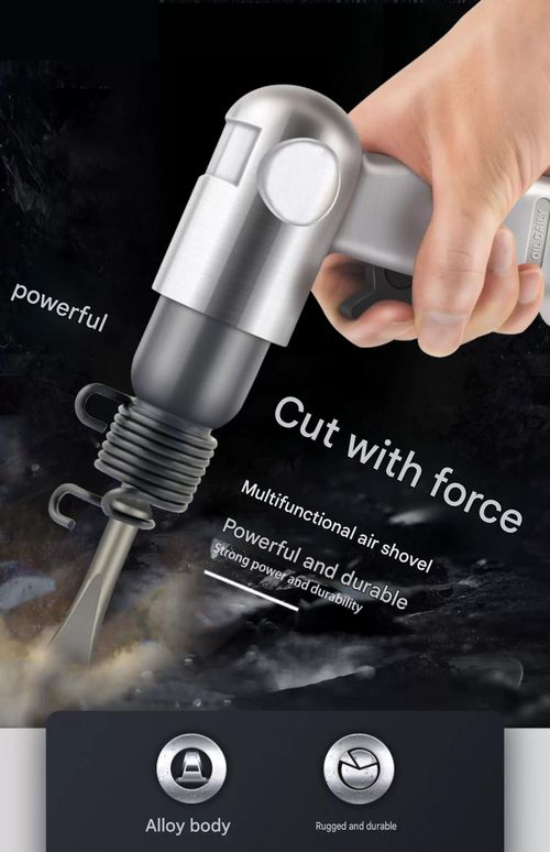 Multi-functional 250 pneumatic shovel tool with impact blade