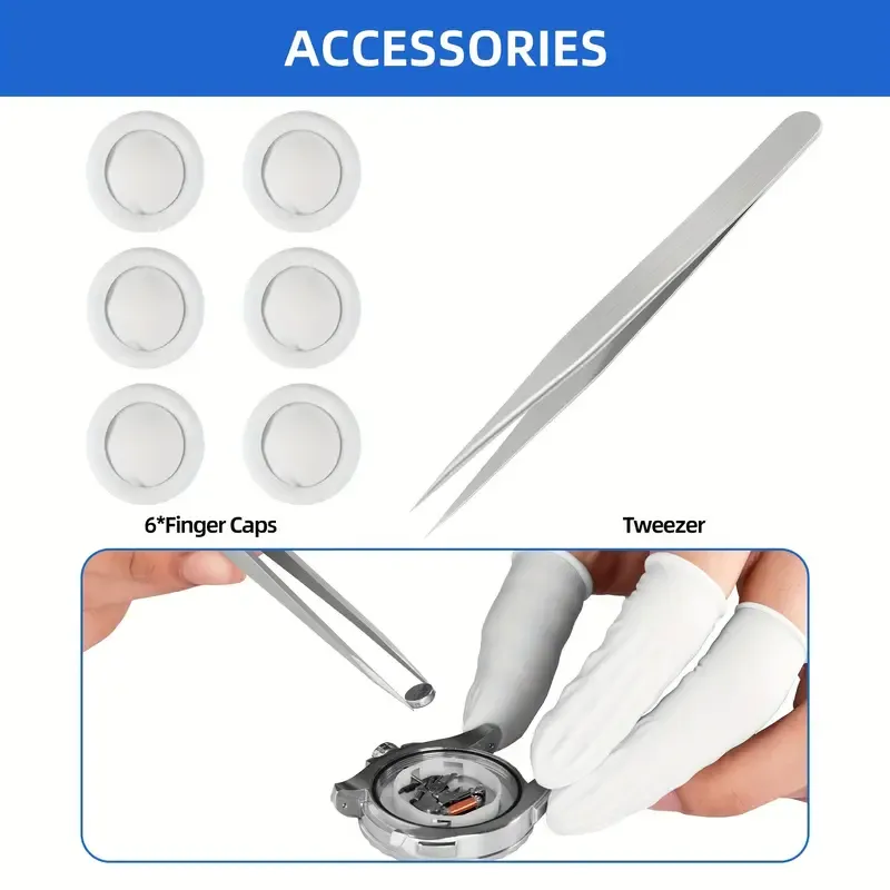210pcs Watch Repair Kit, Professional Watch Repair Tool, Watch Battery Replacement Tool Kit, Professional Spring Bar Tool Set, Watch Band Link Pin Tool Set With Carrying Case