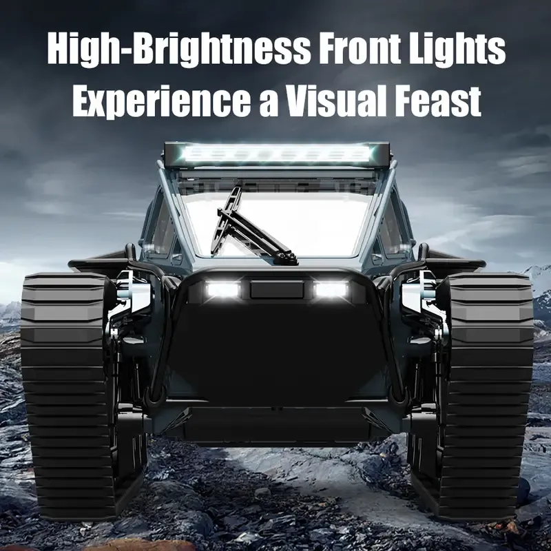 High Speed ​​RC Tank - 2.4Ghz RC, All Terrain Off-Road Drifting and Rock Crawling, with Rechargeable Lithium Battery