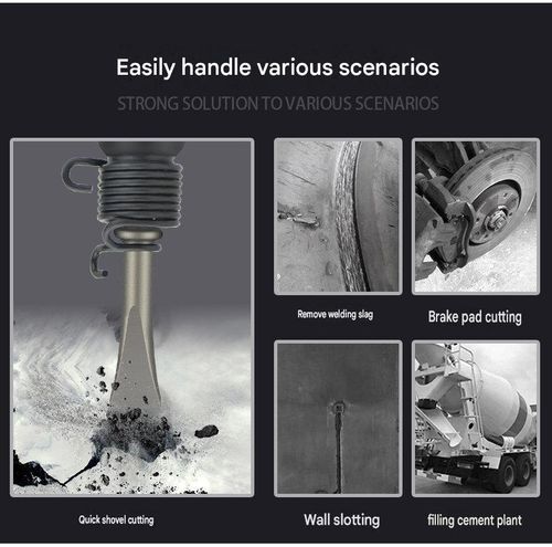 Multi-functional 250 pneumatic shovel tool with impact blade