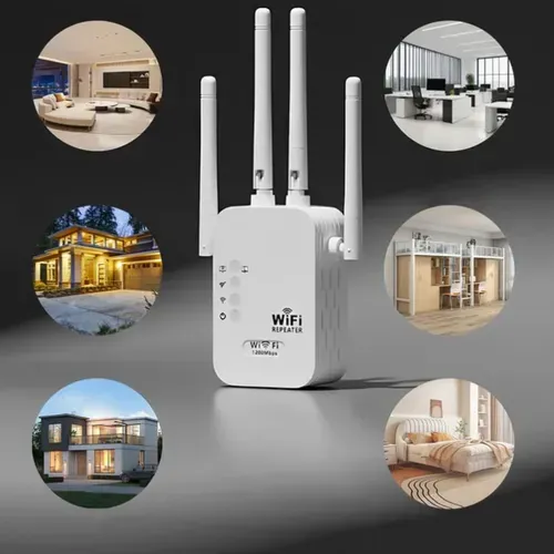 1200Mbps WiFi Extender – Covers 10,000 sq.ft & 50 Devices. 🏡✨