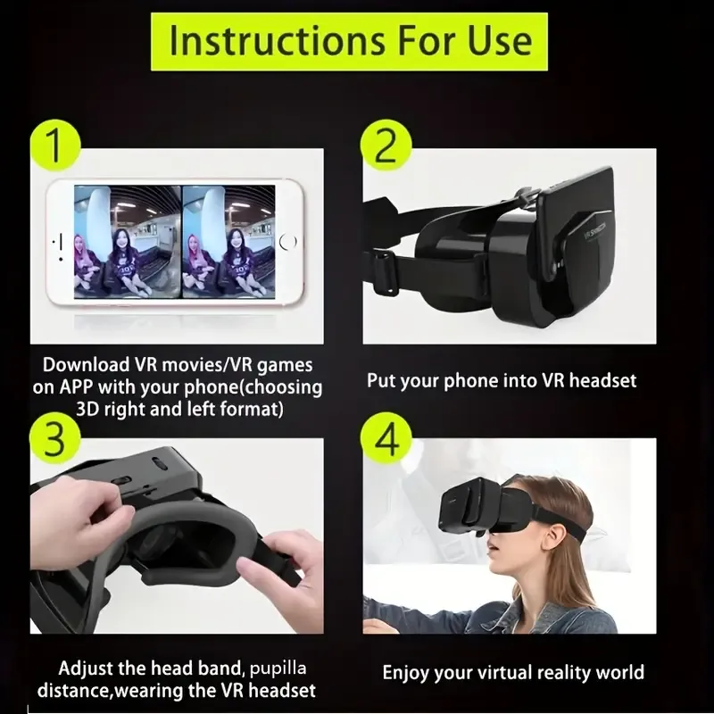 3DVR smart glasses give you an immersive feeling