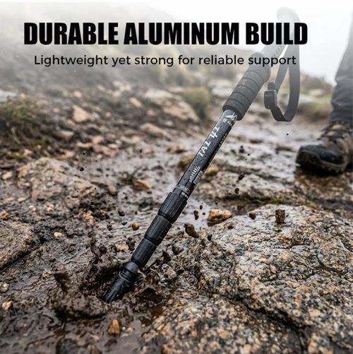 Adjustable Aluminum Alloy Trekking Pole – Durable, Shock-Absorbing, Lightweight