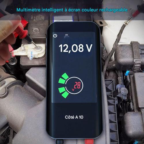 BSIDE A10 Fully Automatic Smart Multimeter with Digital Color Screen, Rechargeable, Multifunctional, Burn-Proof, Electrician
