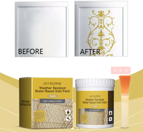 Water-based Gold Foil Stamping Paint  Gold Lacquer (500g per container)
