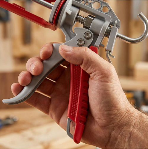 Bearing Caulking Gun with Rotating Barrel + Caulking Scrapers