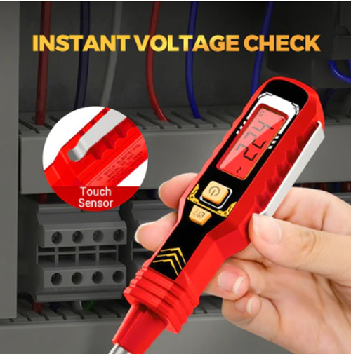 Contact Voltage Tester with LCD Display