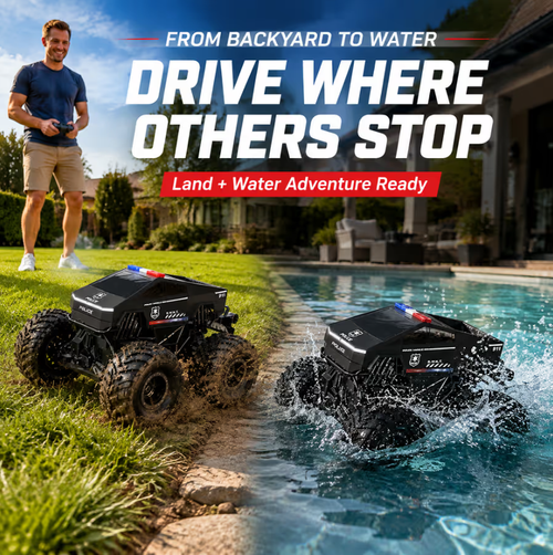 🚙🌊 Amphibious Remote Control Off-Road Truck