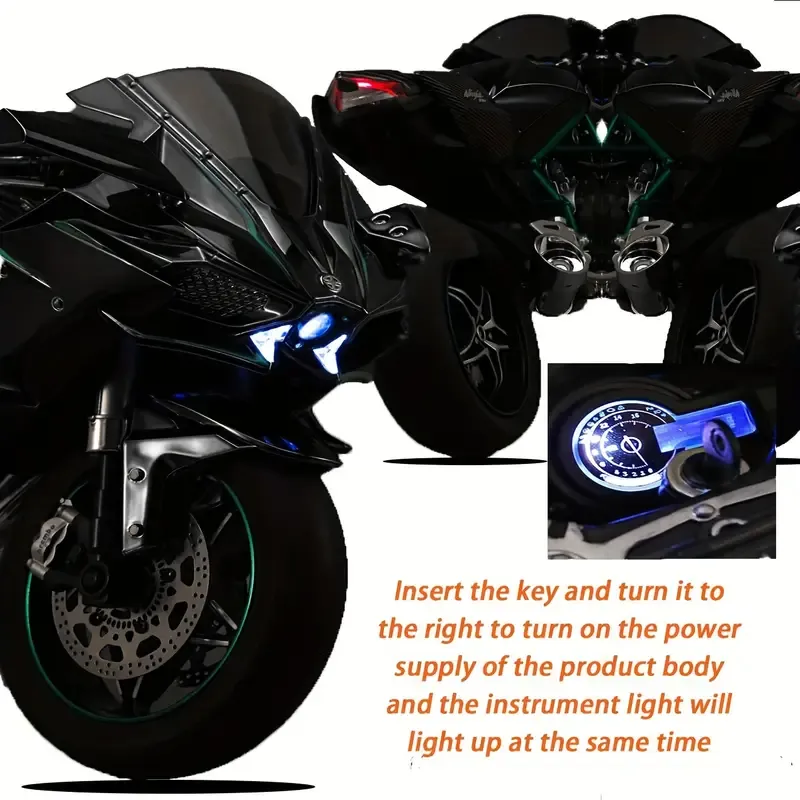 1:6 H2R Multifunctional Alloy Die-Cast Motorcycle Model