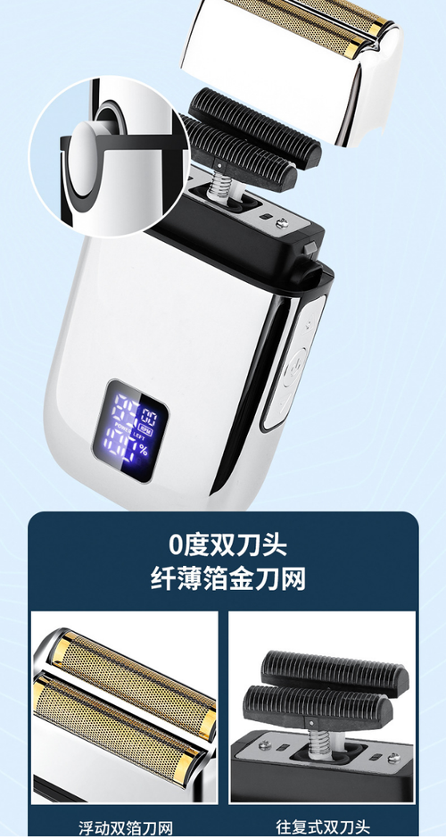 Three-in-one hair clipper-shaving set