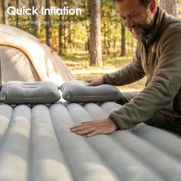 Inflatable Car Air Mattress Travel Bed