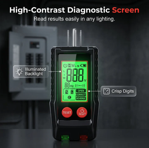 ⚡🔌 Digital Circuit Breaker Finder and Outlet Tester Kit