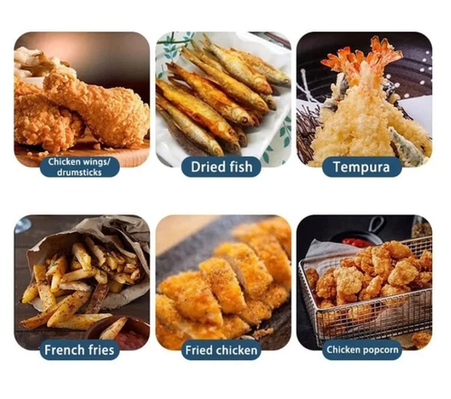 🍤 304 Stainless Steel Tempura Pot – Compact fryer with temperature control and filter screen