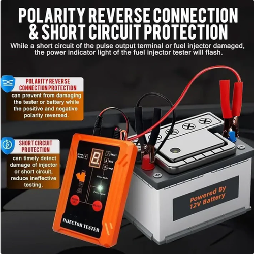 Diagnose & Clean in Minutes | 4-Mode Injector Tester 💨