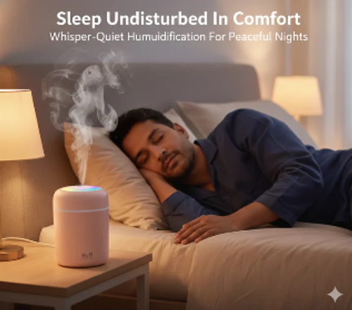 MiniMist Humidifier– Smart Humidifier | Mist + Ambient Light | Daily Freshness