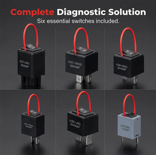Automotive Relay Tester and Bypass Jumper Set