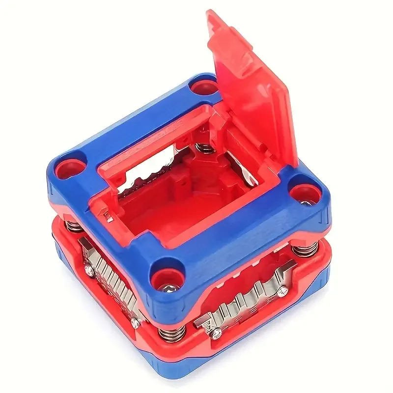 Wire stripping clamp supports wires with diameters of 0.2-16