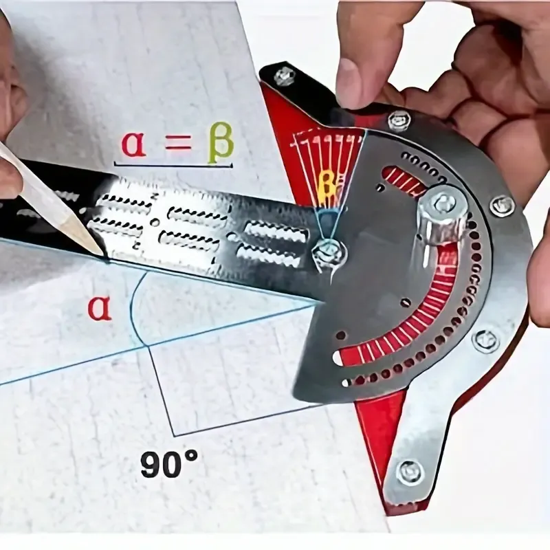 High Precision 10inch 15inch 20inchWoodworking Angle Ruler - Long-lasting home decoration and measuring tool, an indispensable tool for professional woodworking work.