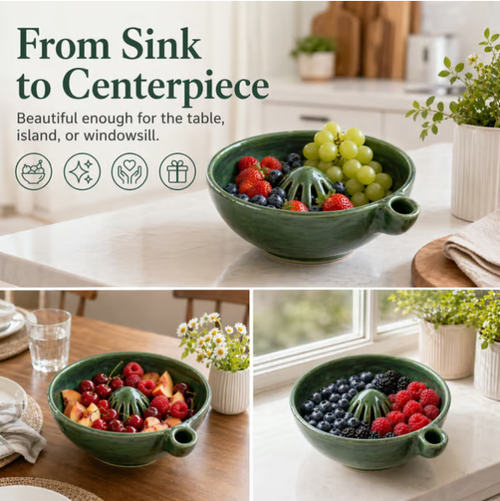 The Original Artisan Swirling Berry Bowl