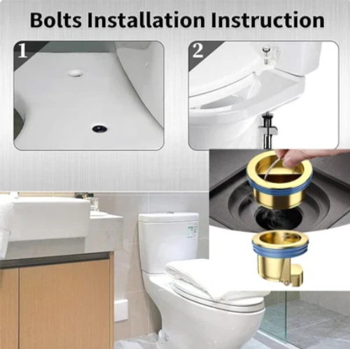 Toilet Seat Fixing Screws    8 sets constitute one set