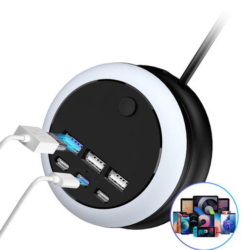 offer-Portable 6-Port Charging Station