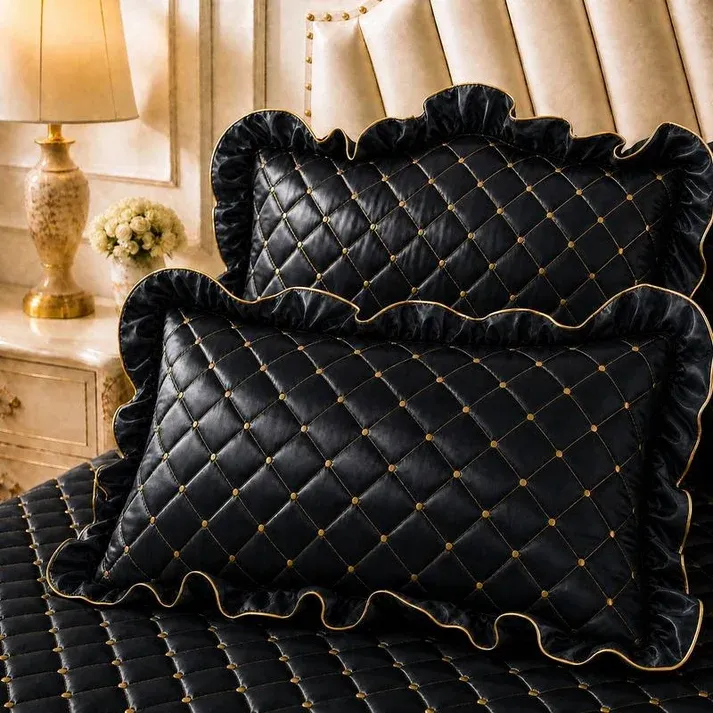 Quilted Bed Skirt with 18-Inch Drop