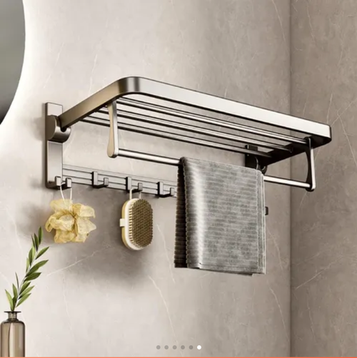 Wall-Mounted Punch-Free Towel Organizerz