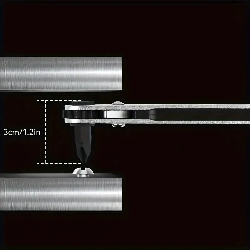 Two-way Multi-function, Ultra-thin Mini Ratchet Wrench with 8-piece Screwdriver Bits, Positive and Reverse Ratchet Screwdriver Right Angle Magnetic Wrench, Cross Short Screwdriver Bit Tool, High Torque Tight Screwdriver Set - Right Angle EDC Tool with 90 Degree Mini Offset Reversible Drive Handle and Multi Hex Bit Set