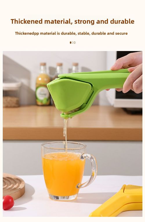 Small Portable Manual Juicer Lemon Juicer Multifunctional Fruit and Vegetable Juice Separator Picnic Manual Tool