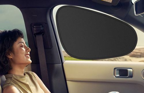 Car sunshade for summer sun protection and heat insulation, universal electrostatic adhesion car side window sunshade
