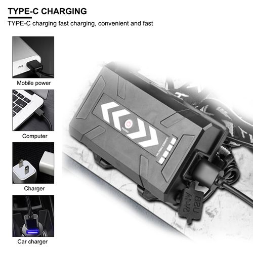 3514 p70 LED flashlight with 18650 battery head, rechargeable, C-type charging, 300-metre range, 1500-millimetre switch headlight