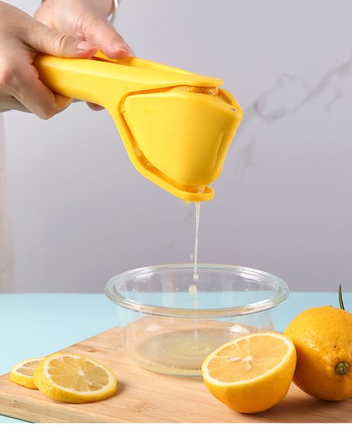 Small Portable Manual Juicer Lemon Juicer Multifunctional Fruit and Vegetable Juice Separator Picnic Manual Tool