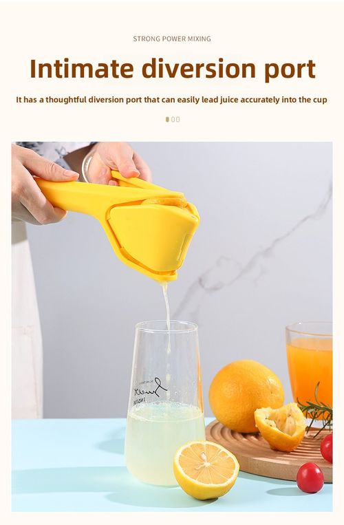 Small Portable Manual Juicer Lemon Juicer Multifunctional Fruit and Vegetable Juice Separator Picnic Manual Tool