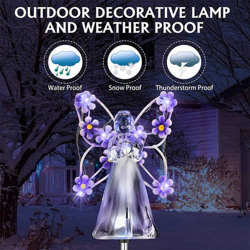 👼Waterproof Solar Angel lights