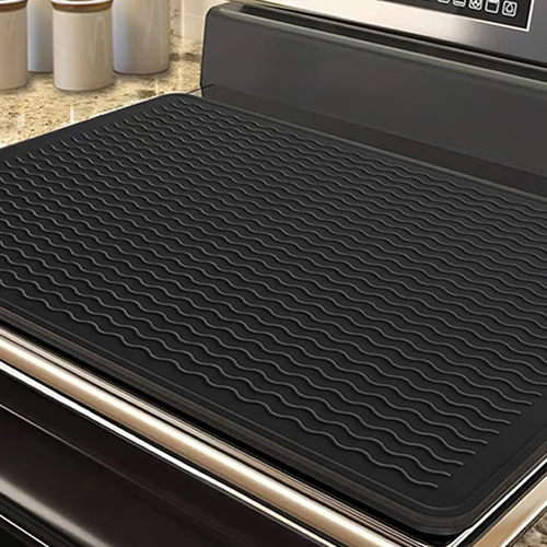 500°F 220°C Heat-Resistant Silicone Stove Cover Mat & Utensils