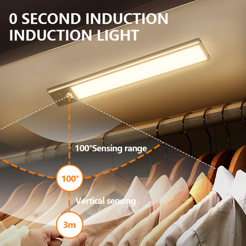 💥💡Under Cabinet Lights-52LED Motion Sensor Night Light Indoor