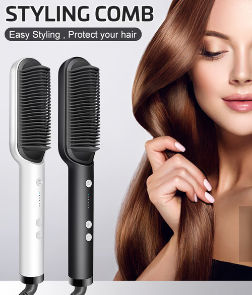 Negative Ion Hair Straightener Brush