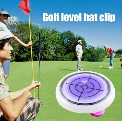 🔥(Golf trainer)Golf Ball Marker Round Cap Clip Mark with Level Function