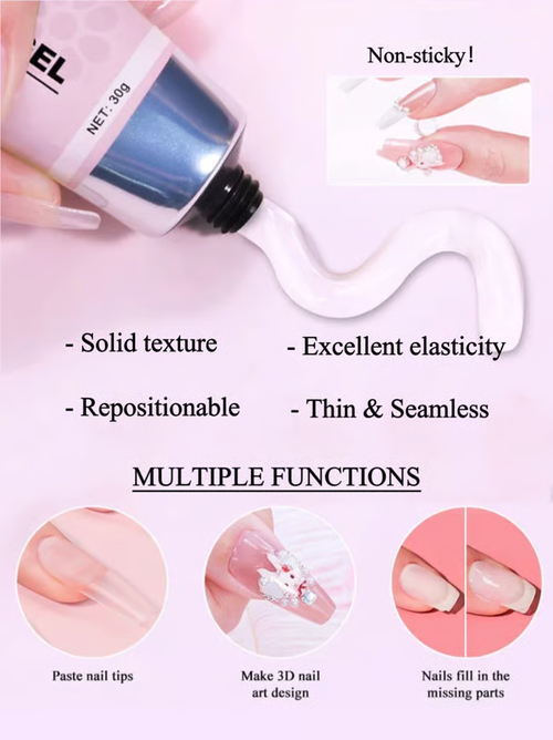 🎉-Magic Solid Nail Glue Kit 3-In-1 Nail Art Kits