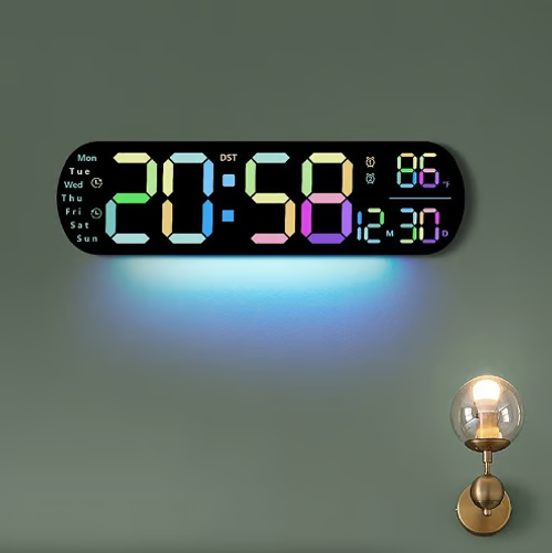 🔥2025 Upgraded Digital Wall Clock Large Display
