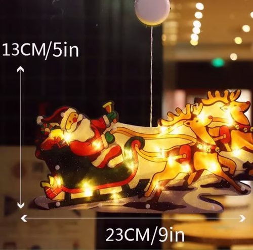 🎄Christmas Window Hanging Lights 🌟