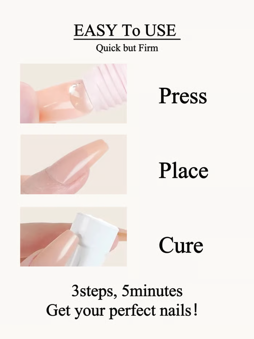 🎉-Magic Solid Nail Glue Kit 3-In-1 Nail Art Kits
