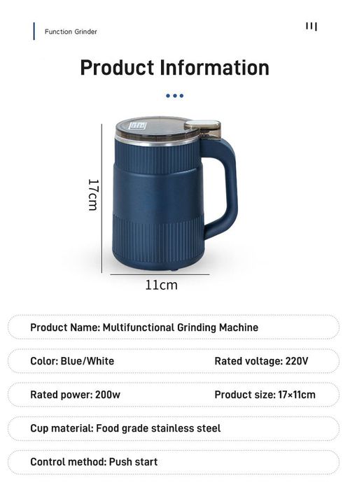 Home Grinder -🔥 Mash your food spices! Easily mash a variety of tough ingredients.... Multi-function grinding machine