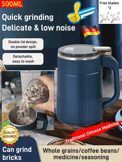 Home Grinder -🔥 Mash your food spices! Easily mash a variety of tough ingredients.... Multi-function grinding machine